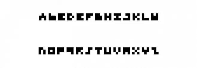 Microtype 字体 小写