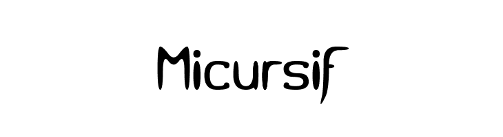 Micursif  Fuentes Gratis Descargar