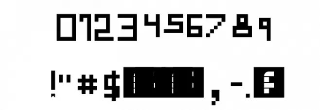 Mid-Evil Regular Font OTHER CHARS