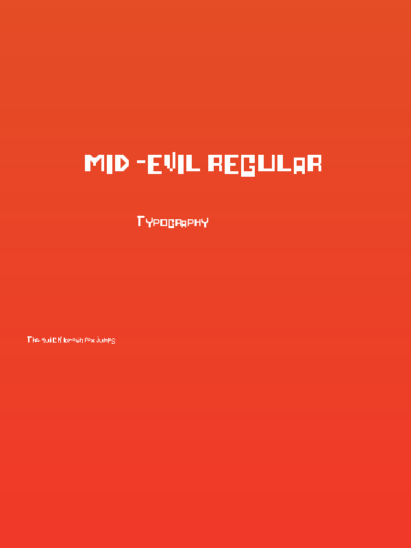 Mid-Evil Regular Poster