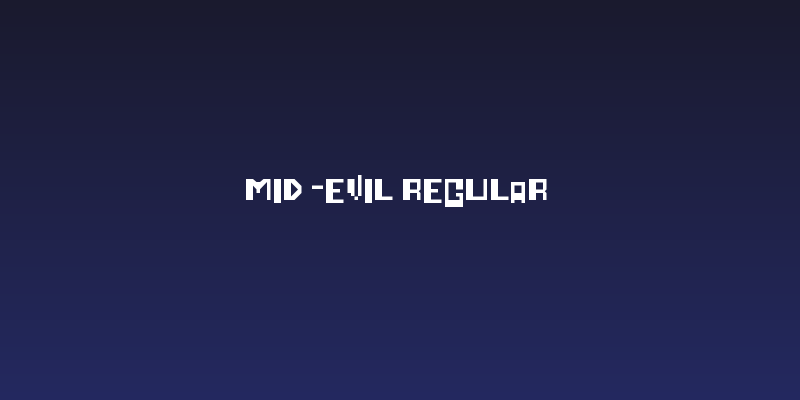 Mid-Evil Regular Social Header