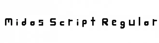 Midas Script Regular  Frei Schriftart Herunterladen