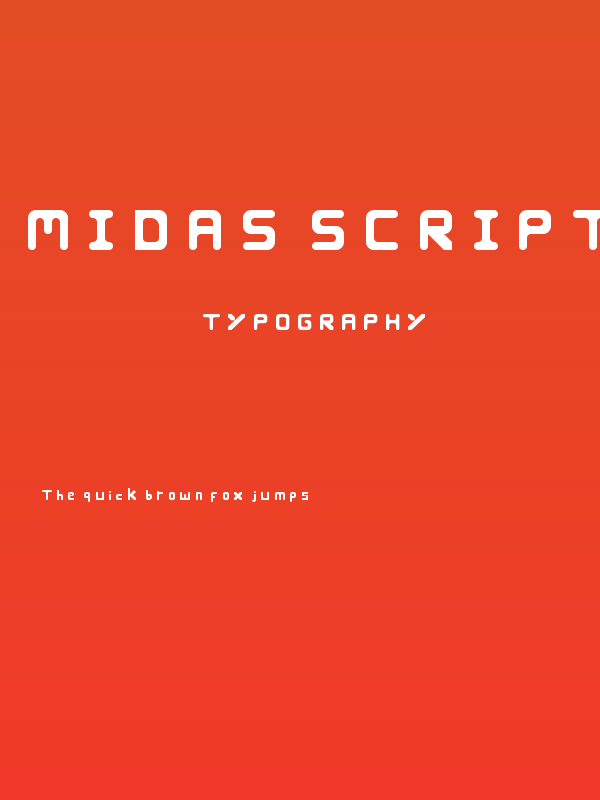 Midas Script Regular Poster