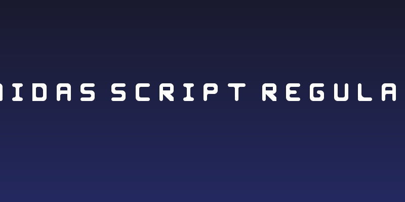 Midas Script Regular Social Header