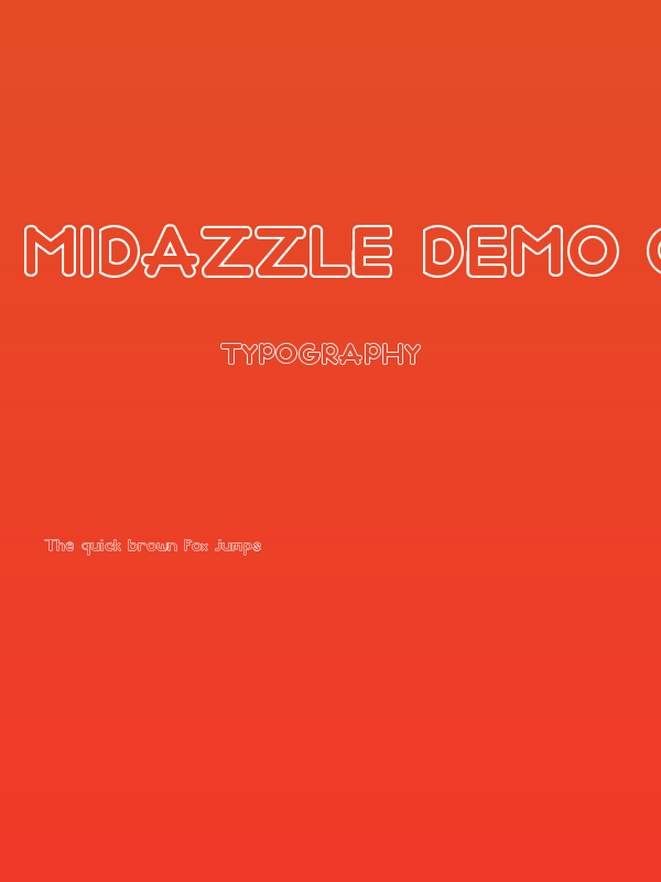 Midazzle Demo Outline Poster