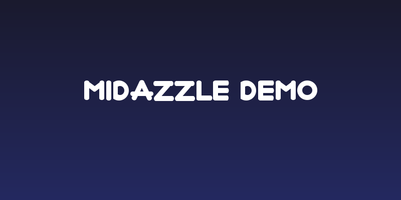 Midazzle Demo Social Header