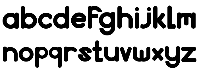 Midazzle Demo Font LOWERCASE