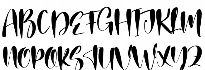 Midday Christmas 字体 大写