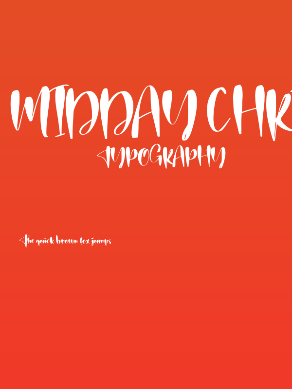 Midday Christmas Poster