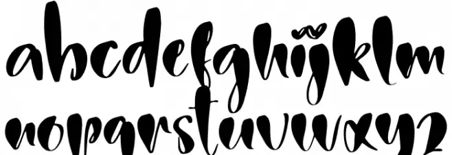 Midday Christmas 字体 小写