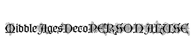 Middle Ages Deco PERSONAL USE  font caratteri gratis