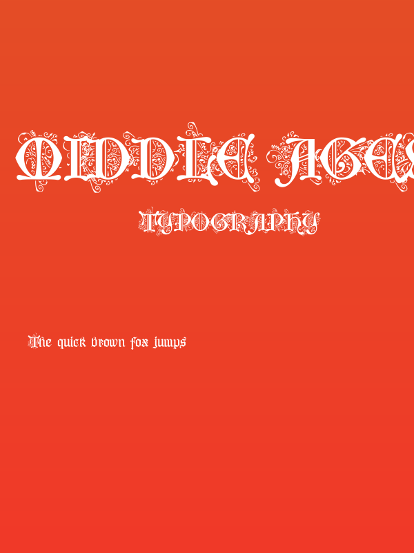 Middle Ages Deco PERSONAL USE Poster