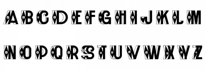 Middle Ages Method Extravagant Regular Шрифта ВЕРХНИЙ