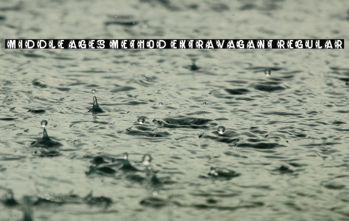 Middle Ages Method Extravagant Regular Example 3