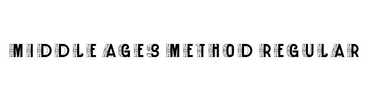 Middle Ages Method Regular  नि: शुल्क फ़ॉन्ट्स डाउनलोड