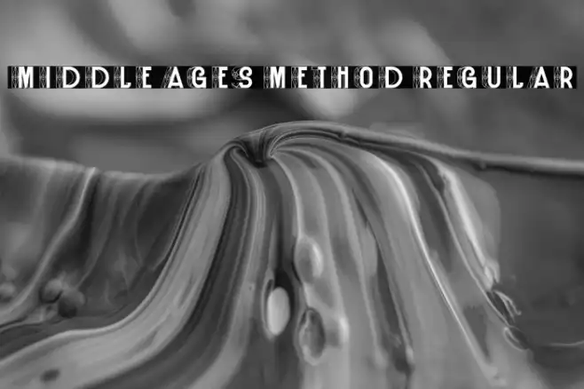 Middle Ages Method Regular Example 1