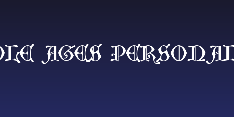 Middle Ages PERSONAL USE Social Header