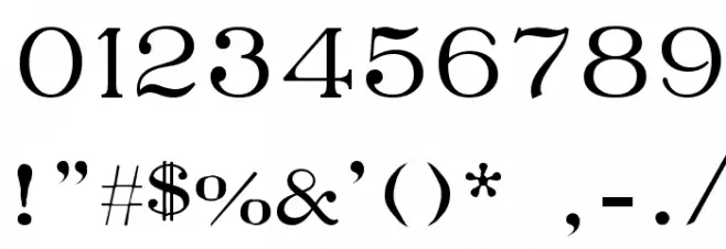 Middle Ages Font OTHER CHARS