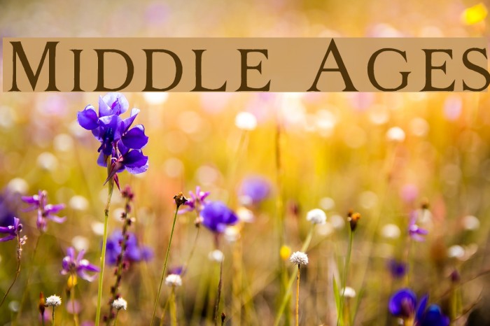 Middle Ages Font examples