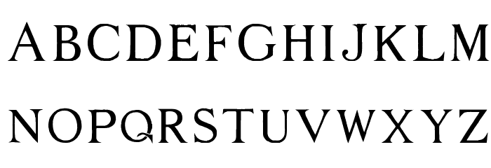 Middle Ages Font LOWERCASE
