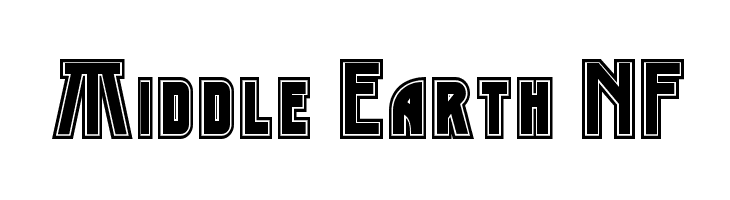 Middle Earth NF  Frei Schriftart Herunterladen