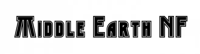 Middle Earth NF  Frei Schriftart Herunterladen