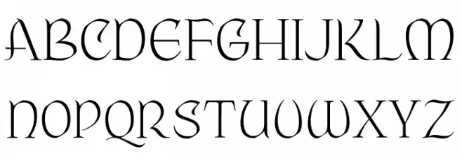 Middle Earth PERSONAL USE Regular Schriftart Groß