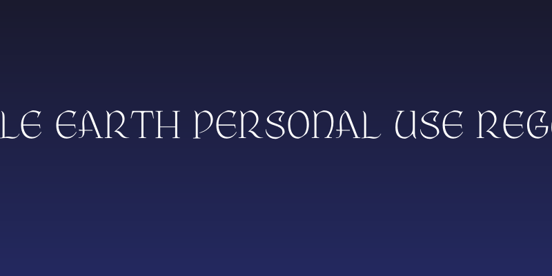 Middle Earth PERSONAL USE Regular Social Header