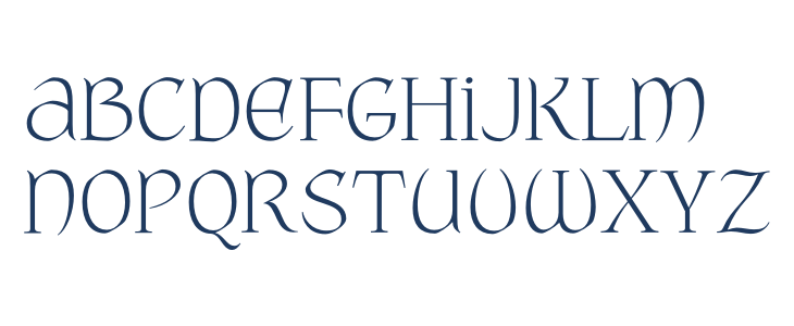 Middle Earth PERSONAL USE Regular Lowercase