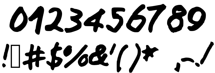 Middle School Sucks Medium Font OTHER CHARS