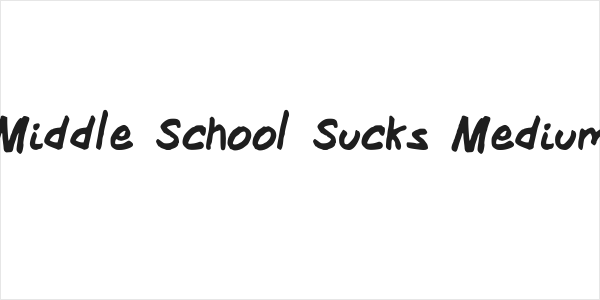 Middle School Sucks Medium Logo