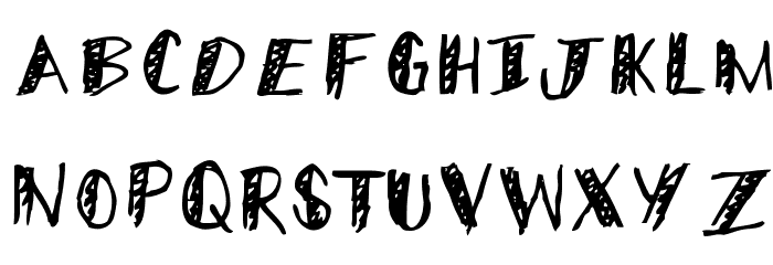 Middle Schooler Regular Font LOWERCASE