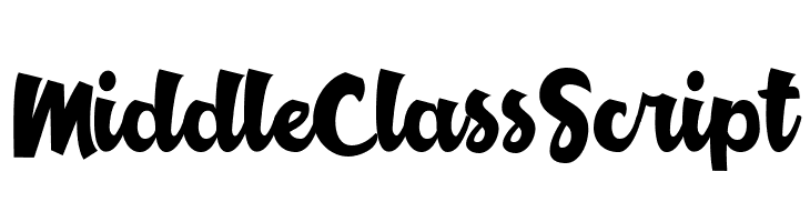 MiddleClassScript  नि: शुल्क फ़ॉन्ट्स डाउनलोड