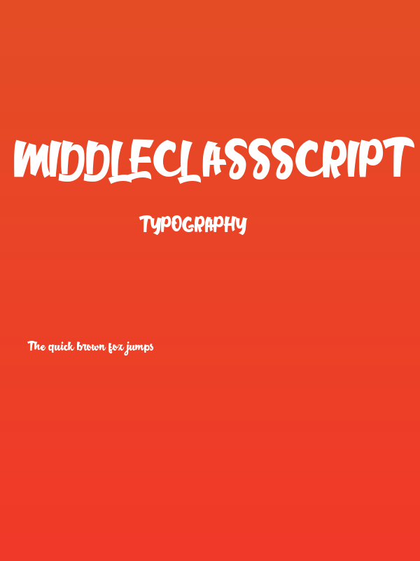 MiddleClassScript Poster