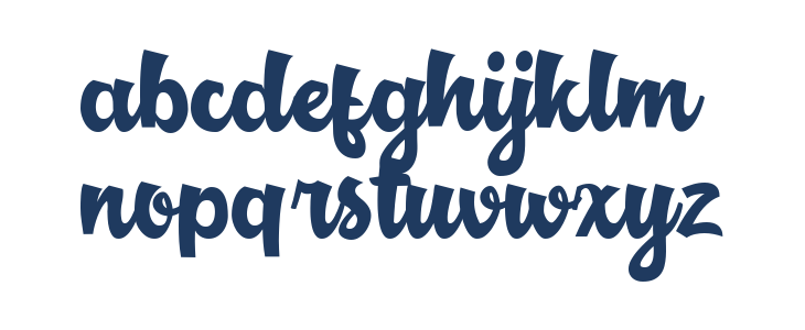 MiddleClassScript Lowercase