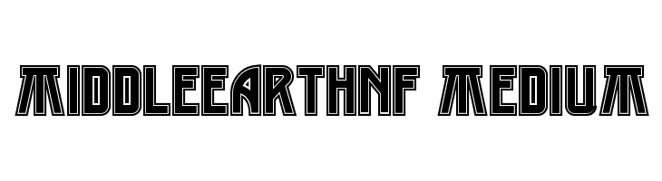MiddleEarthNF Medium Font