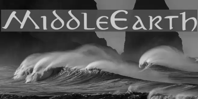 MiddleEarth Font examples