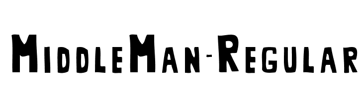 MiddleMan-Regular  Fuentes Gratis Descargar