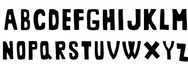 MiddleMan-Regular Schriftart Groß