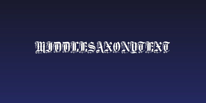 MiddleSaxonyText Social Header