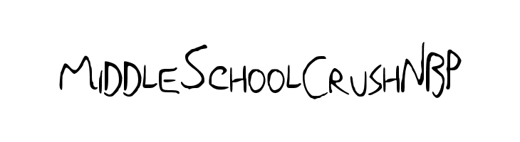 MiddleSchoolCrushNBP Font
