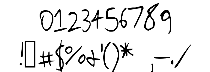 MiddleSchoolCrushNBP Font OTHER CHARS