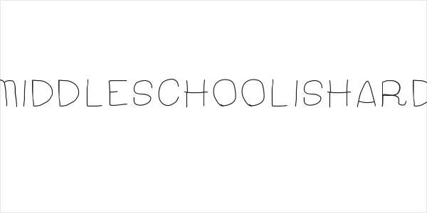 MiddleSchoolIsHard Logo
