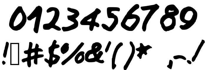 MiddleSchoolSucks Font OTHER CHARS