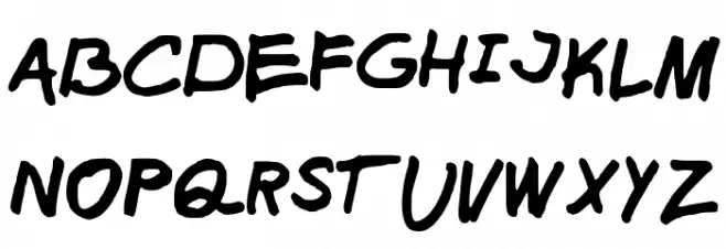 MiddleSchoolSucks Шрифта ВЕРХНИЙ