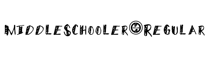 MiddleSchooler-Regular  Fuentes Gratis Descargar