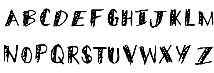 MiddleSchooler-Regular Font LOWERCASE