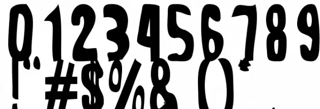 MiddleWoman-Regular Font OTHER CHARS