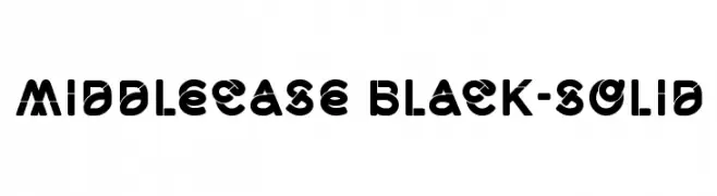 Middlecase Black-Solid  Descarca Fonturi Gratis