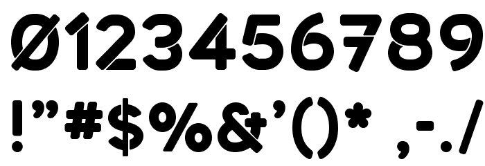Middlecase Black-Solid Font OTHER CHARS